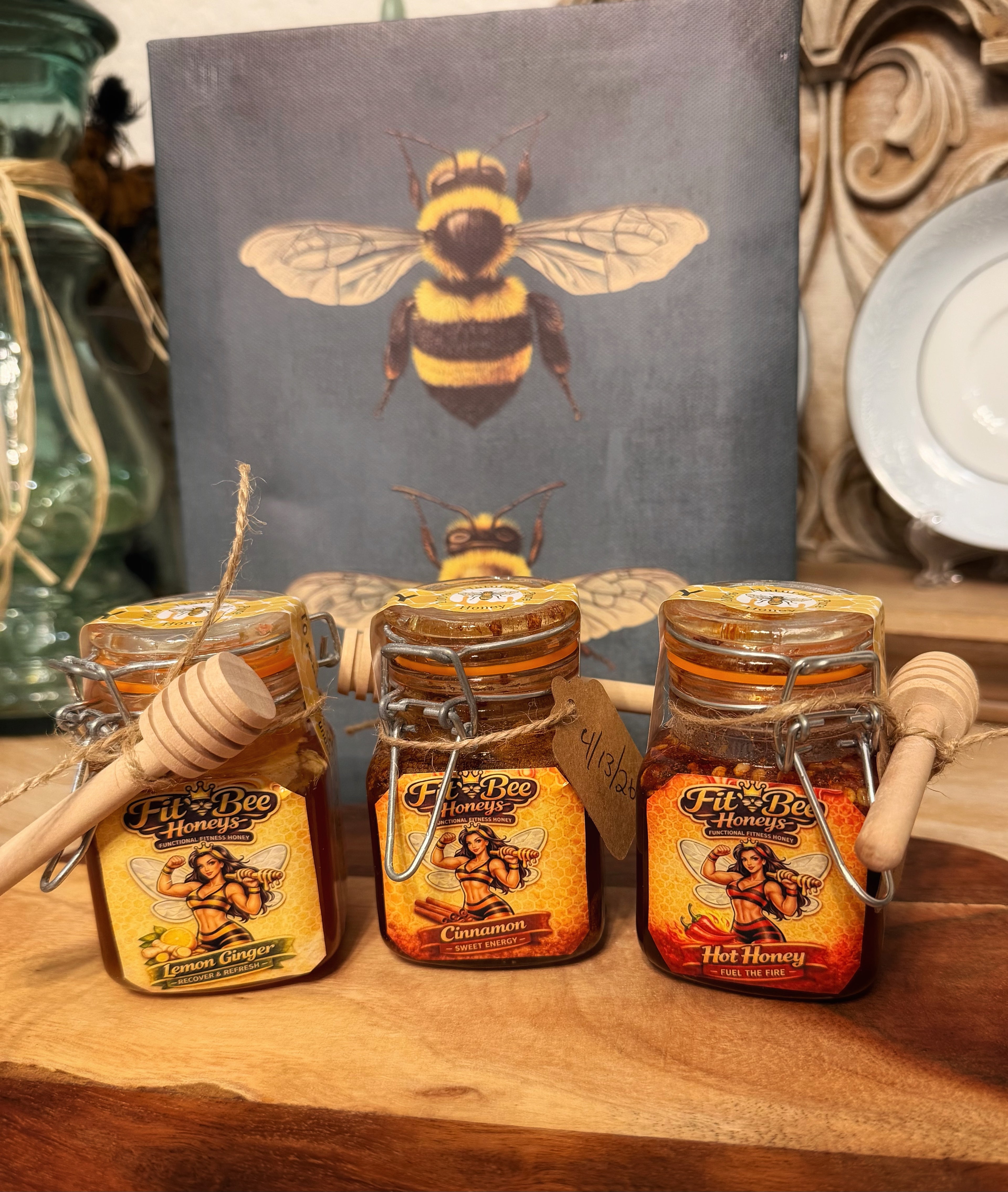 Order All Three Fit Bee Honeys